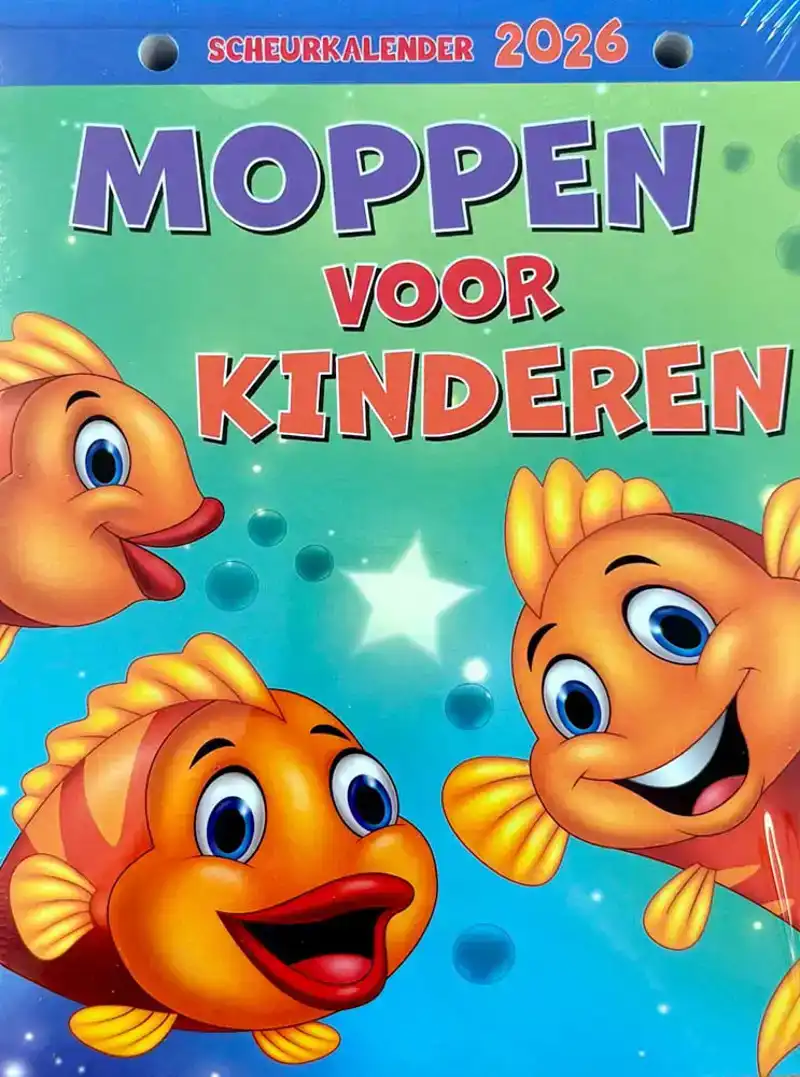 Scheurkalender 2026: Moppen voor kinderen