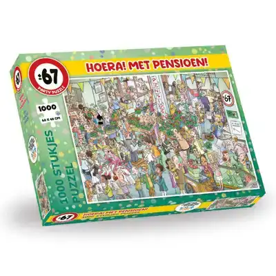 Legpuzzel Hoera met pensioen