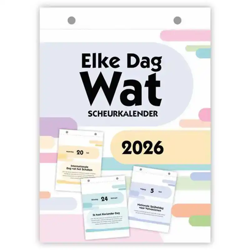 Elke Dag Wat Scheurkalender 2026