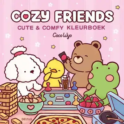 Cozy friends - Cute & comfy kleurboek