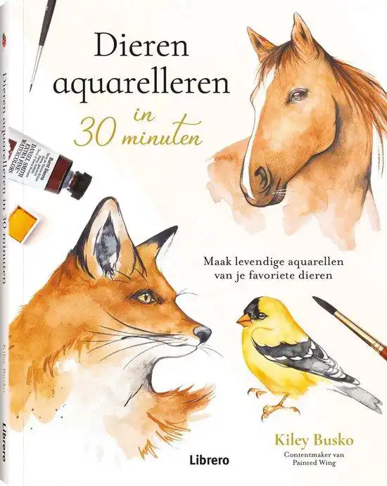 Dieren aquarelleren in 30 minuten
