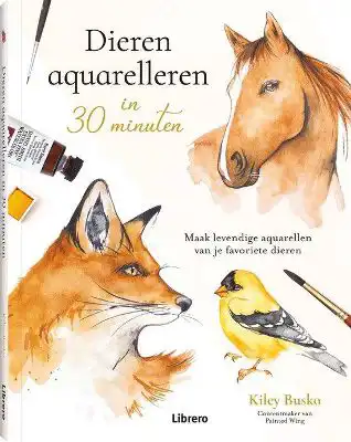 Dieren aquarelleren in 30 minuten