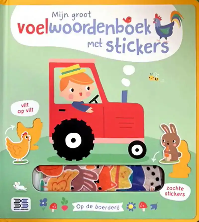 Mijn groot voelwoordenboek met stickers – Op de boerderij