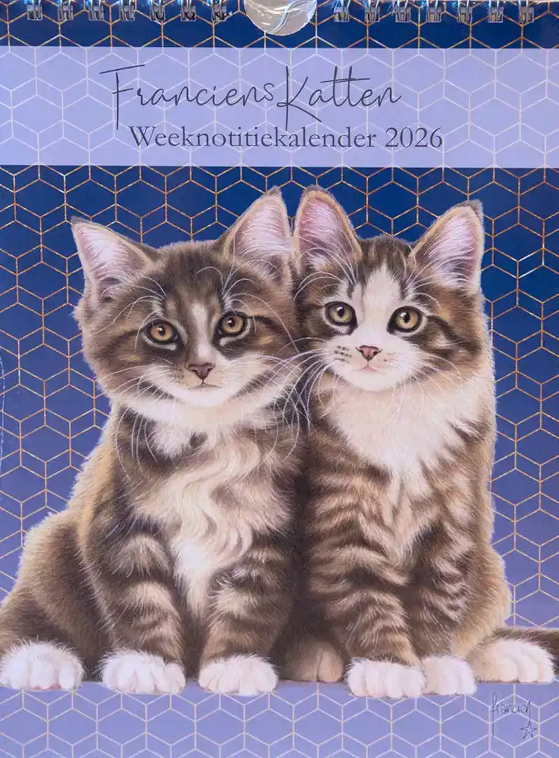 Francien's Katten Weeknotitie kalender 2026