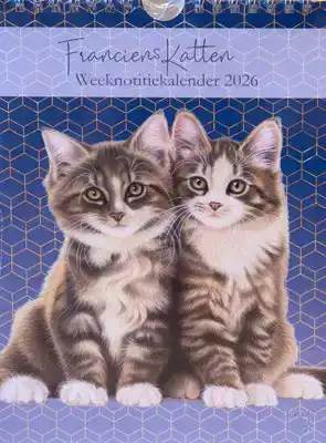 Francien's Katten Weeknotitie kalender 2026