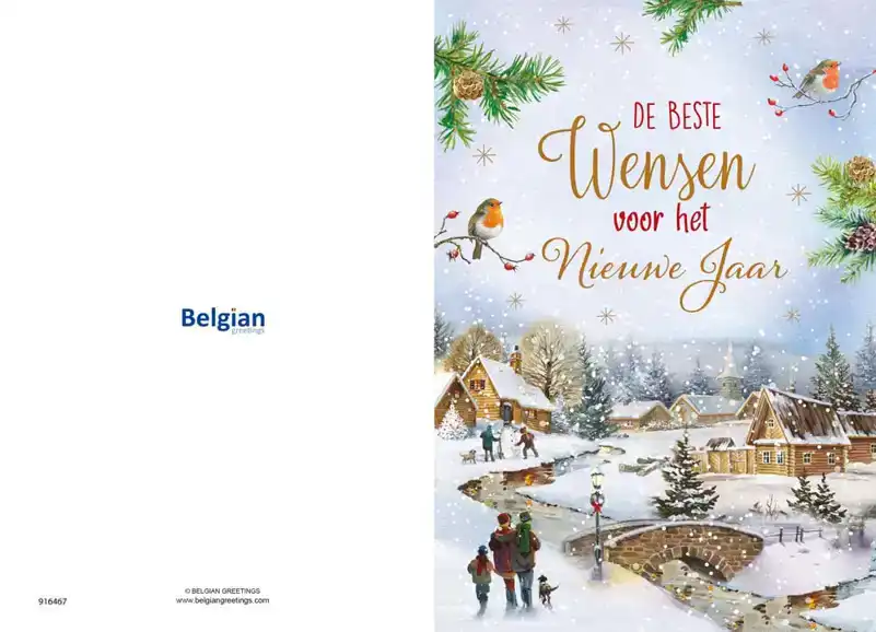 Kerstkaart 2025 liefde en geluk/ wensen voor het nieuwe jaar