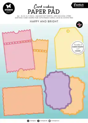 Studio Light Essentials Card Making Pad Happy and Bright 127x178 cm