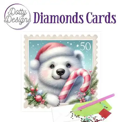 Dotty Designs Diamond Cards Ijsbeer