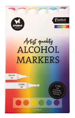 Studio Light Alcohol Markers Rainbow essentials