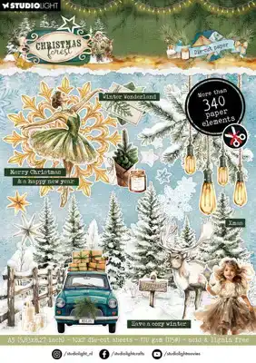 Studio Light Christmas Forest Stansvellen Paper Elements