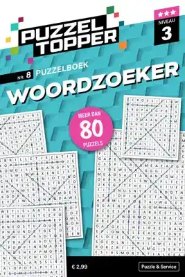 96 pag. woordzoeker 3 stippen nr.8 puzzeltopper<br>