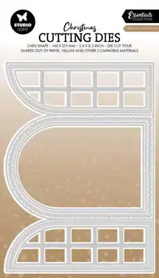 Winter wonderland snijmal window folding card essentials