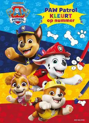 PAW Patrol kleurt op nummer