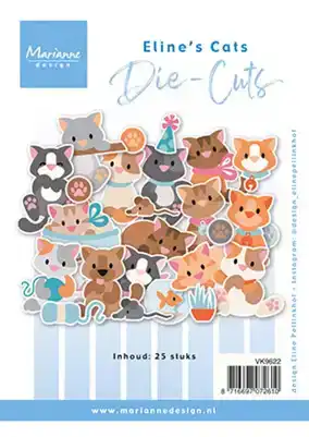 Marianne Design die-cuts Eline's cats