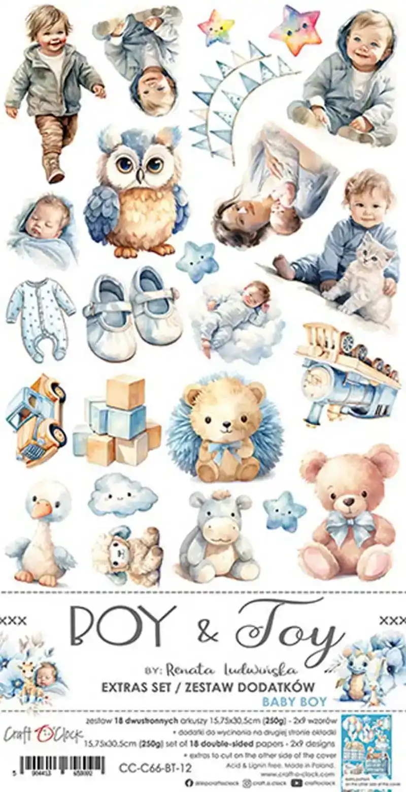 Craft o Clock Boy & Toy extra set baby boy