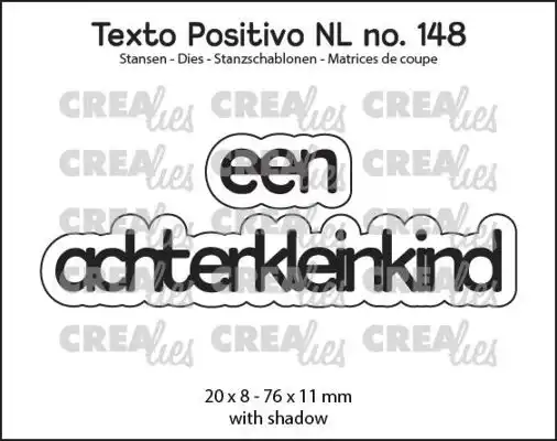 Texto Positivo stansen no. 148, een achterkleinkind