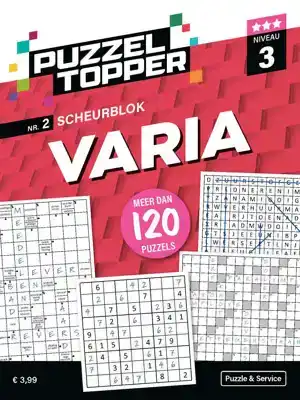 Puzzelblok Varia 3 punt nr.2 Puzzeltopper