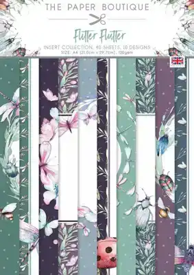 The Paper Boutique Insert Collection A4 Flitter Flutter