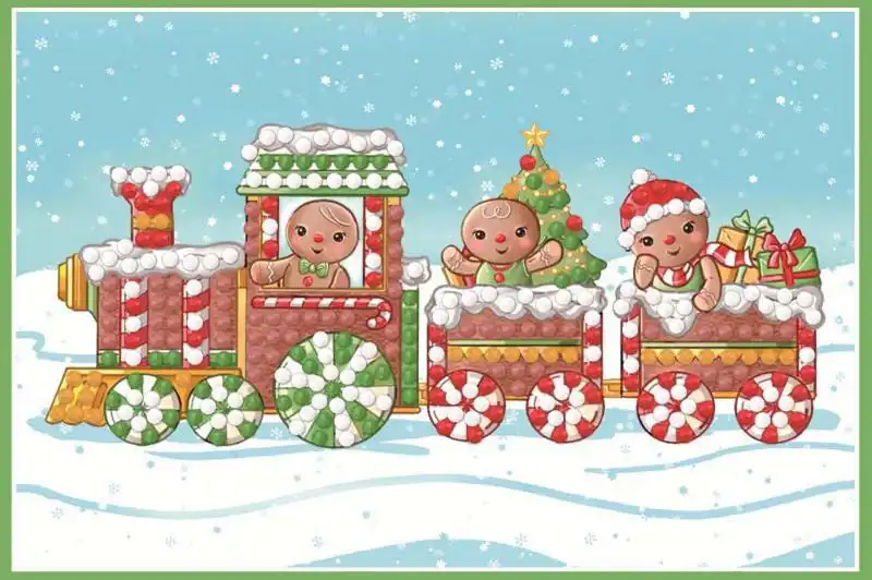 Dotty Designs Diamonds Cards Peperkoektreintje