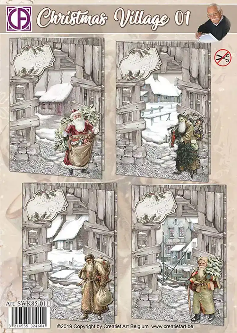 Christmas Village 01 kaartenpakket