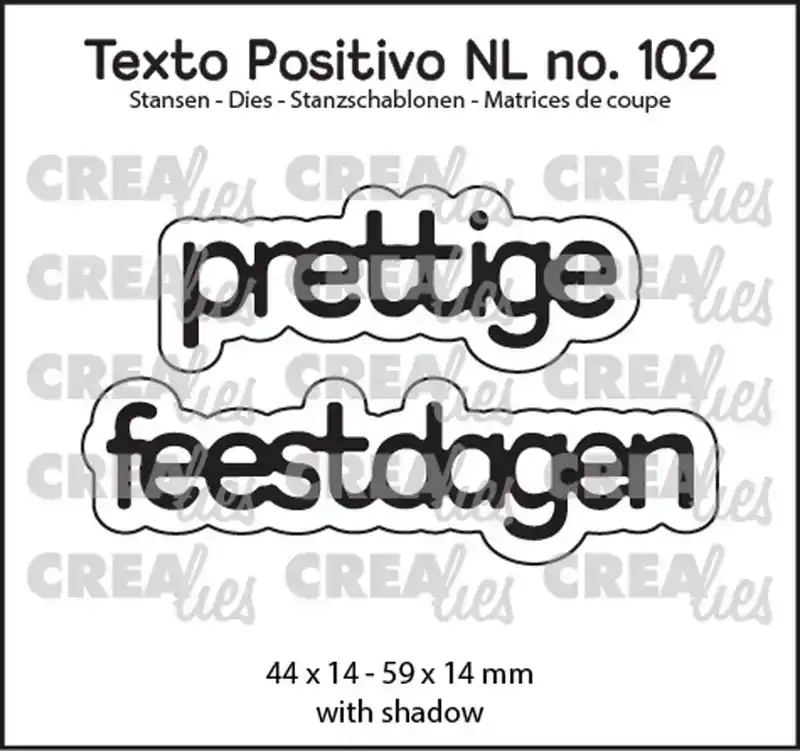 Crealies stans prettige feestdagen