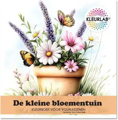 De Kleine Bloementuin Kleurboek voor Volwassenen