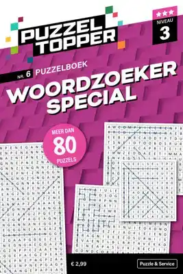 96 pag. woordzoeker special 3 stippen nr.6 puzzeltopper<br>