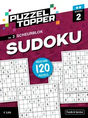 Puzzelblok sudoku 2 punt nr.3 puzzeltopper