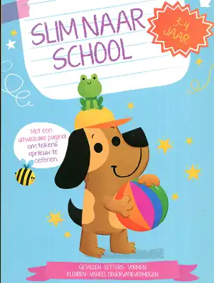 Slim naar school Blauw 3-4 jaar