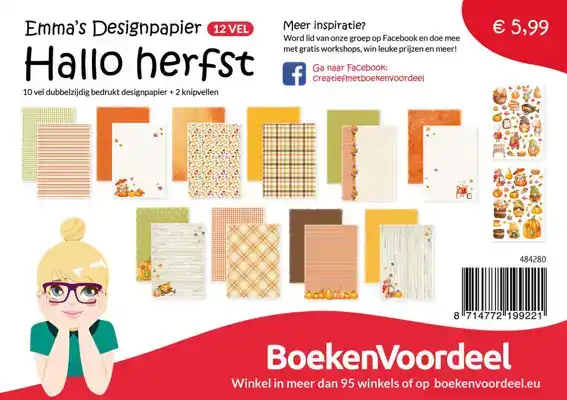 Emma's papierset Hallo Herfst 12 vel