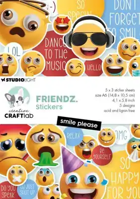 Creative Craftlab Stickers – Smile Please Friendz