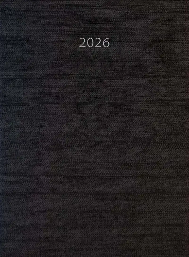 Weekagenda 2026 Zwart 17x24cm