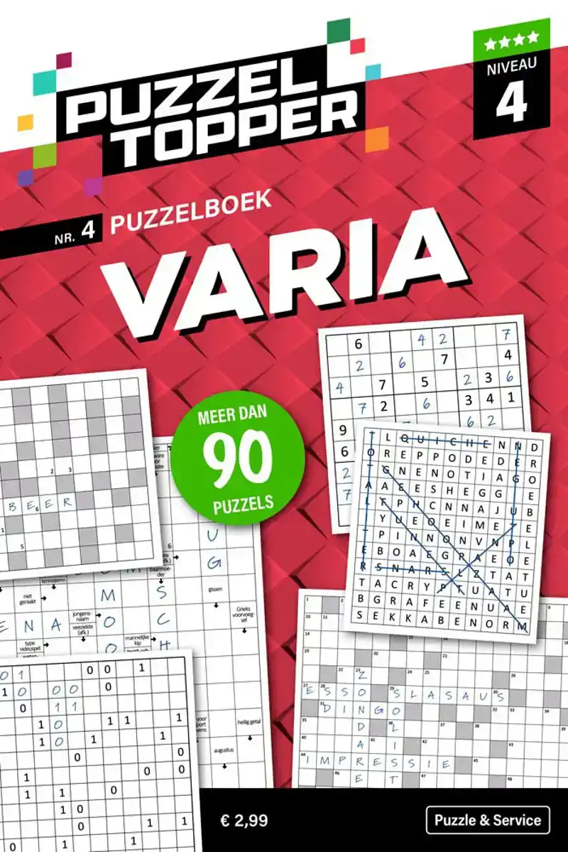 96 pag. varia 4 stippen nr.4 Puzzeltopper