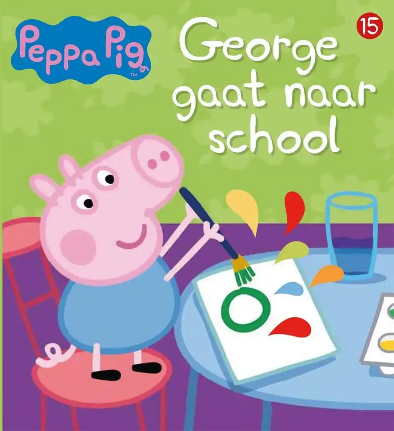 Peppa Pig George Gaat Naar School