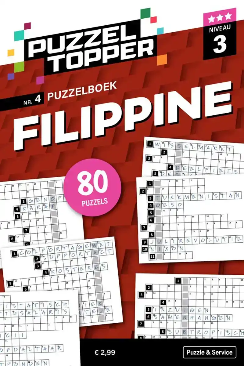 96 pag. Filippine 3 stippen nr.4 Puzzeltopper<br>