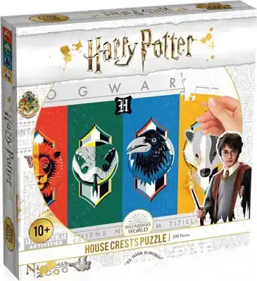 Legpuzzel Harry Potter House Crests