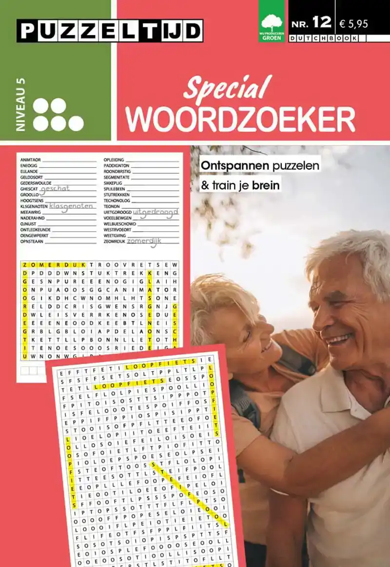 96 pag. Woordzoeker special 5 stippen nr12