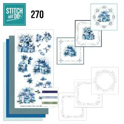 Stitch and do 270 Blue Christmas