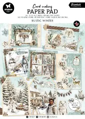 SL Card Making Pad Essentials Rustic Winter