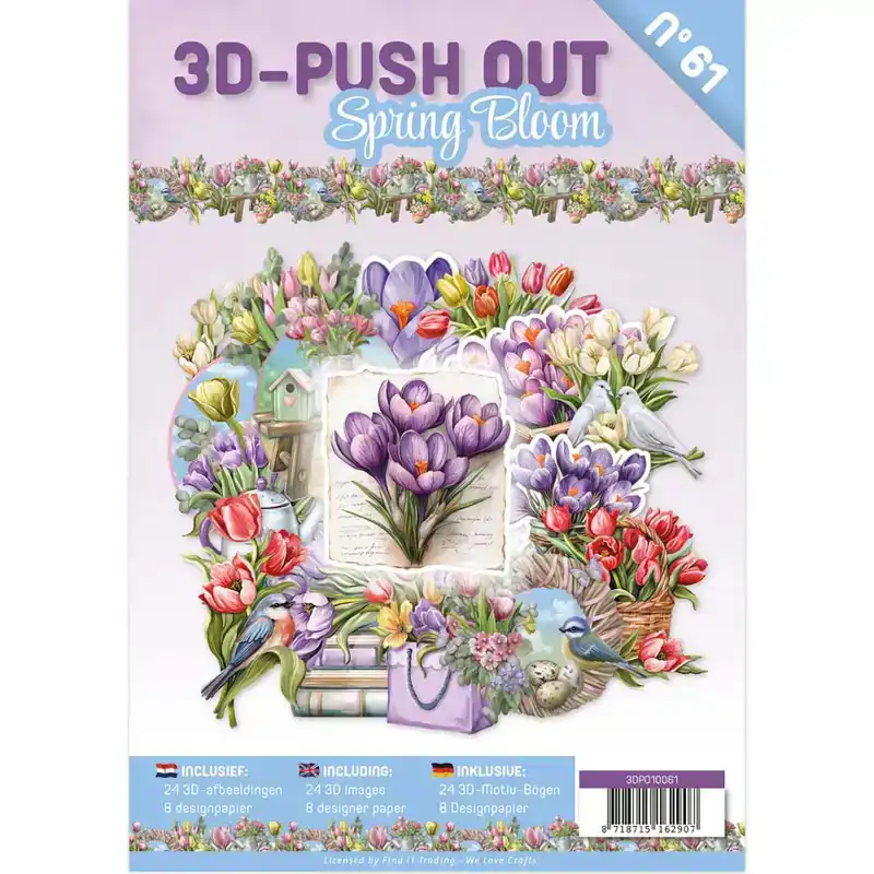 3D Push-Out Book 61 Spring Bloom