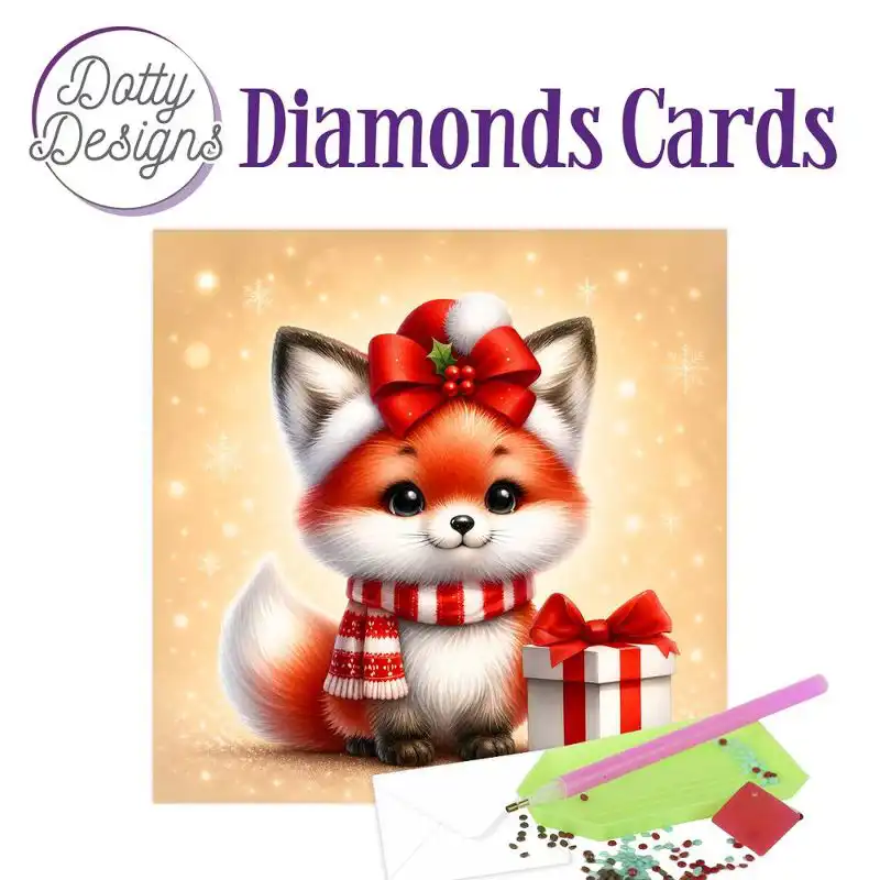 Dotty Designs Diamond Cards Kerst Vos