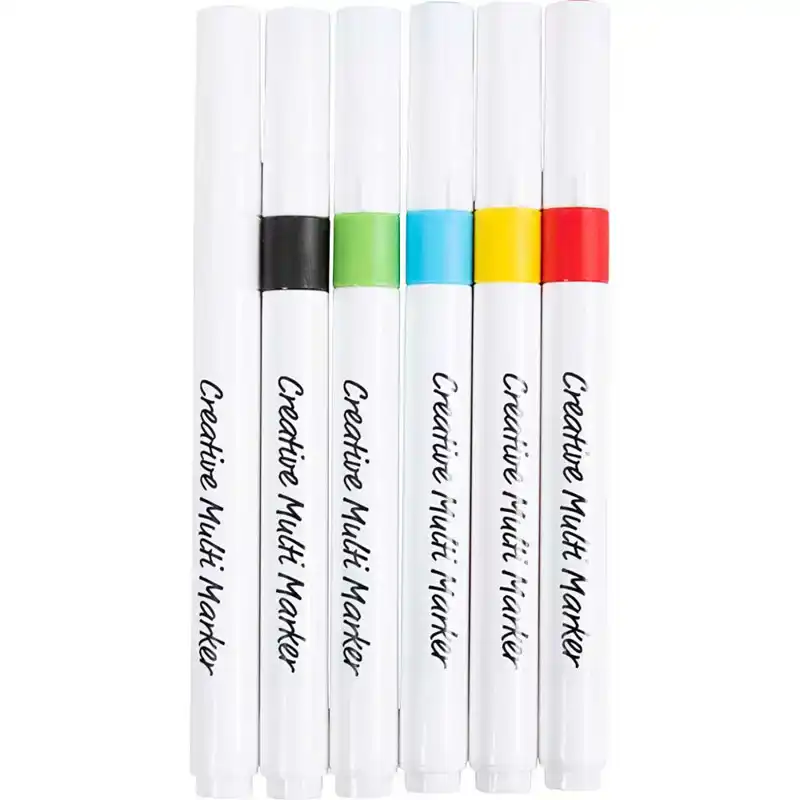 Creatieve Multi Stift, lijndikte 4 mm, diverse kleuren