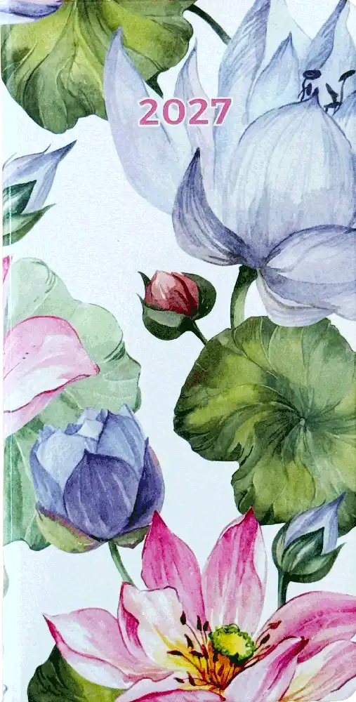 Zakagenda staand 2027 bloemen