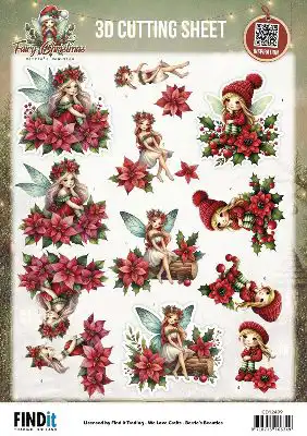 Berries Beauties - Fairy Christmas 3D cutting sheet