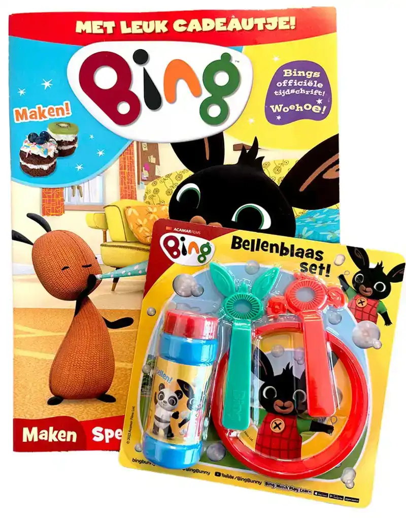 Bing activity set Bellenblaas