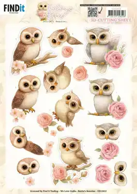 Berries Beauties knipvelset owlways yours whimsy/blossom