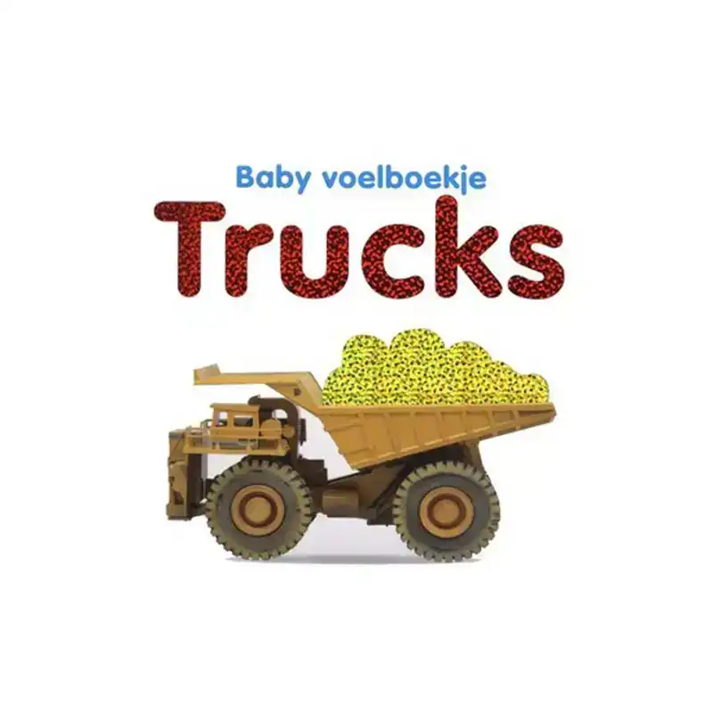 Baby voelboekje Trucks