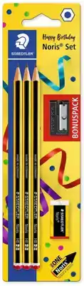 Noris potlood blister - potloden, gum, slijper