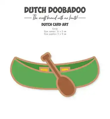 Dutch DooBaDoo Card Art Canoe A5