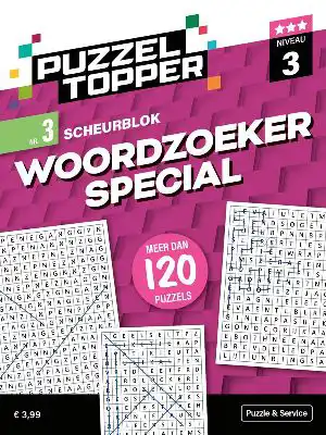 Puzzelblok woordzoeker Special 3 punt nr.3 puzzeltopper